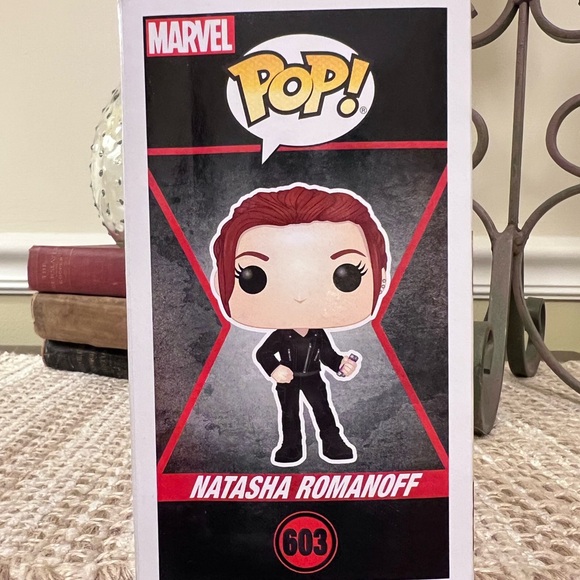Funko Pop! Marvel Natasha Romanoff with Red Hair and Black Outfit. - Picture 4 of 4